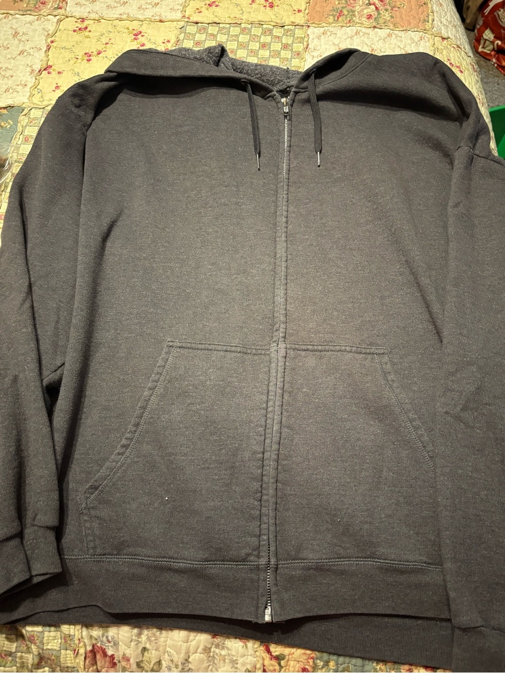 Hanes Classic Charcoal Full-Zip Hoodie Sweater - 2XL